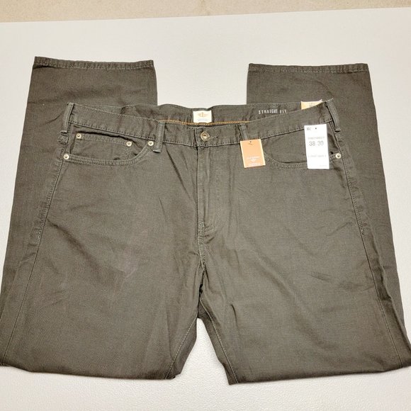 Dockers Mens Work Jeans - 38x30 Straight Fit - NWT - 5 Pocket - 100% Cotton - Picture 5 of 11